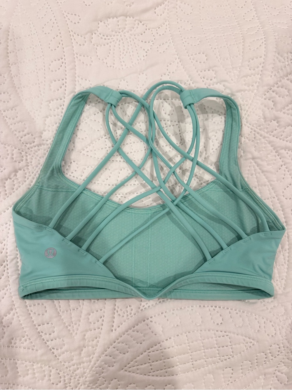 lululemon athletica Multi-Strap Sports Bra in Mint